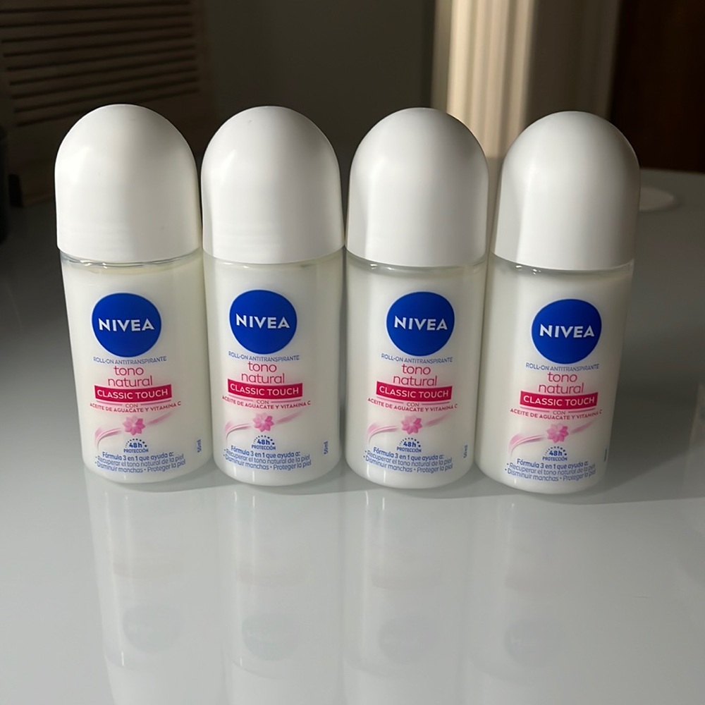 Nivea - classic deodorant x4